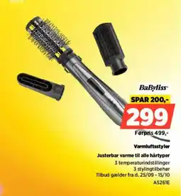 Power Babyliss varmluftsstyler tilbud