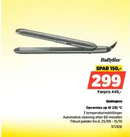 Power Babyliss glattejern tilbud