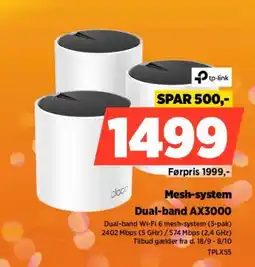 Power tp-link deco Dual-band AX3000 tilbud