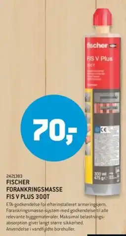 XL-BYG Fischer forankringsmasse fis v plus 300t tilbud