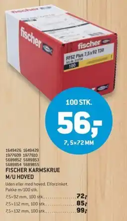 XL-BYG Fischer karmskrue tilbud