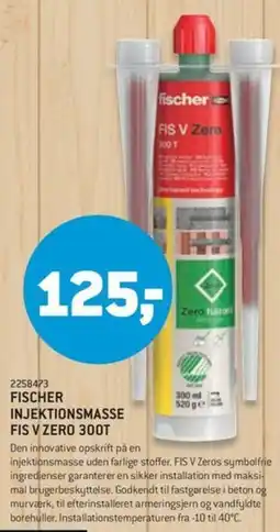 XL-BYG Fischer injektionsmasse fis v zero 300t tilbud