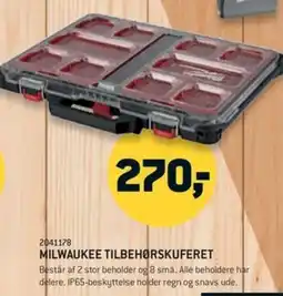 XL-BYG Milwaukee tilbehørskuferet tilbud