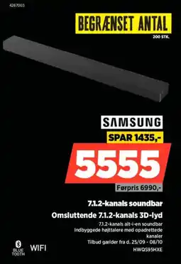 Power Samsung 7.1.2-kanals soundbar tilbud