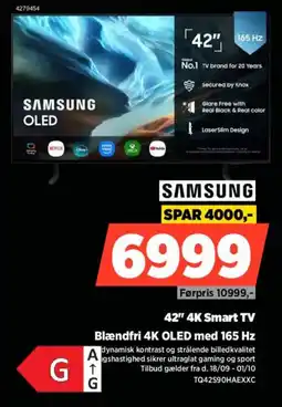Power Samsung 42" 4K Smart TV tilbud