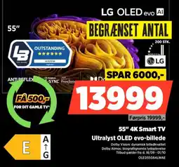 Power LG OLED evo AI 55" 4K Smart TV tilbud