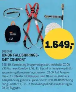 XL-BYG Ox-on faldsikrings-sæt comfort tilbud