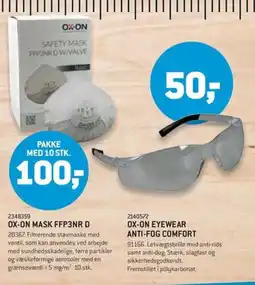 XL-BYG Ox-on mask ffp3nr d tilbud