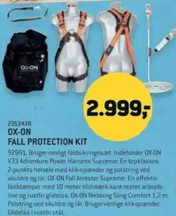 XL-BYG Ox-on fall protection kit tilbud