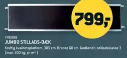 XL-BYG Jumbo Stillads-dæk tilbud