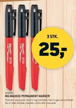 XL-BYG Milwaukee permanent marker tilbud
