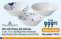 Imerco Royal Copenhagen Gifts with History dyb tallerken tilbud
