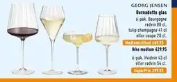 Imerco Georg Jensen Bernadotte glas tilbud