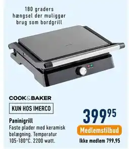 Imerco Paninigrill tilbud