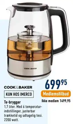 Imerco Te-brygger tilbud