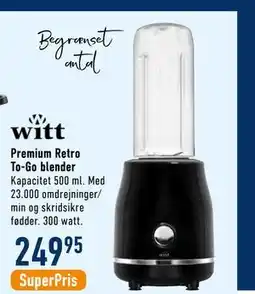 Imerco Premium Retro To-Go blender tilbud