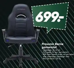 Bilka Prosonic Børne gamerstol tilbud