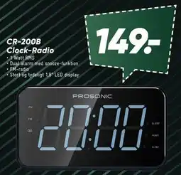 Bilka CR-200B Clock-Radio tilbud