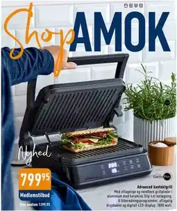 Imerco Advanced kontaktgrill tilbud