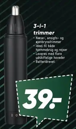 Bilka 3-i-1 trimmer tilbud