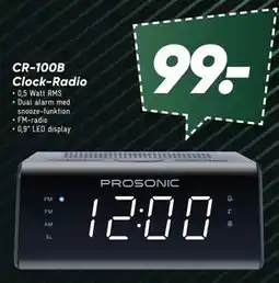 Bilka CR-100B Clock-Radio tilbud
