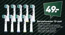 Bilka Børstehoveder 10-pak tilbud