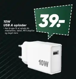 Bilka 10W USB A oplader tilbud
