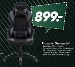 Bilka Prosonic Gamerstol tilbud