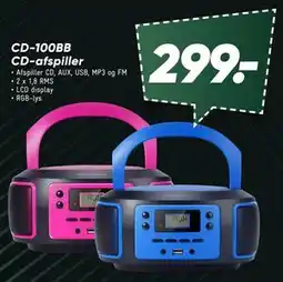 Bilka CD-100BB CD-afspiller tilbud