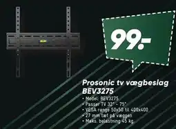 Bilka Prosonic tv vægbeslag BEV3275 tilbud