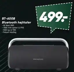 Bilka BT-600B Bluetooth højttaler tilbud