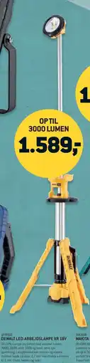 XL-BYG Dewalt led-arbejdslampe xr 18v tilbud