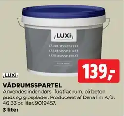 jem & fix LUXI VÅDRUMSSPARTEL tilbud