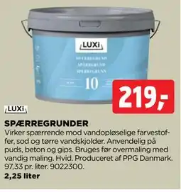 jem & fix LUXI SPÆRREGRUNDER tilbud