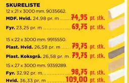 jem & fix Skureliste tilbud