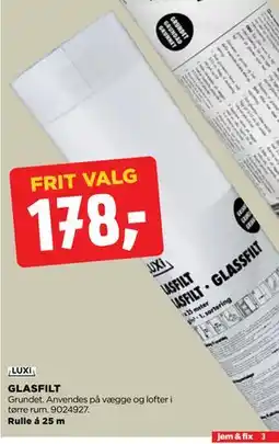 jem & fix LUXI GLASFILT tilbud