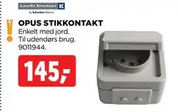 jem & fix OPUS STIKKONTAKT tilbud