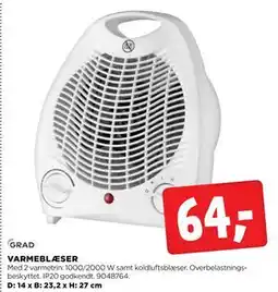 jem & fix VARMEBLÆSER tilbud
