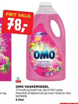 jem & fix OMO VASKEMIDDEL tilbud