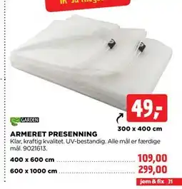 jem & fix ARMERET PRESENNING tilbud