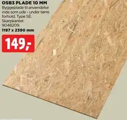 jem & fix OSB3 PLADE 10 MM tilbud