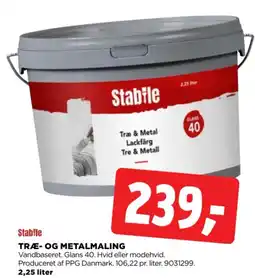 jem & fix Stabile Træ- og Metalmaling tilbud
