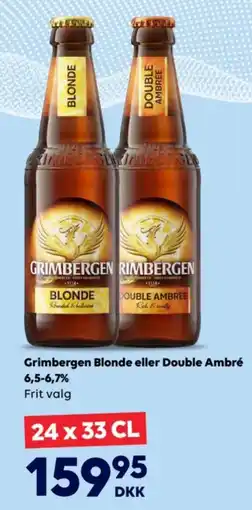 BorderShop Grimbergen Blonde eller Double Ambre tilbud