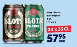 BorderShop Slots Classic eller Pilsner tilbud