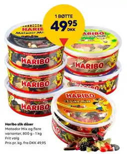 BorderShop Haribo slik dåser tilbud
