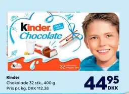 BorderShop Kinder Chokolade tilbud