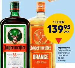 BorderShop Jägermeister Original Bitter eller Orange tilbud