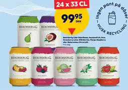 BorderShop Rekorderlig premium swedish cider tilbud