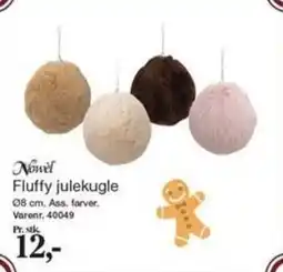 Harald Nyborg Novel Fluffy julekugle tilbud