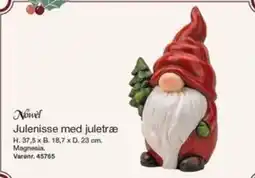 Harald Nyborg Novel julenisse med juletræ tilbud